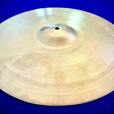 Zildjian 15” Transition Stamp (1939-1955) Bottom Hi Hat Cymbal - Stamp is missing “Made In The USA” - EXTREMELY RARE image 4