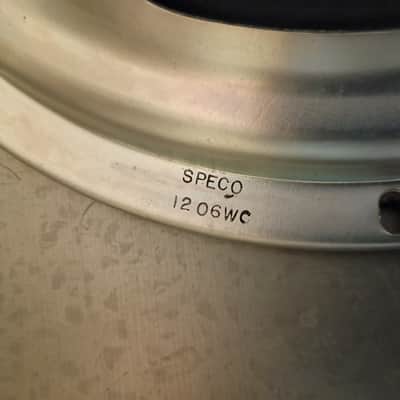 Speco 12" Alnico Speaker 1206WC 60's-ish Silver image 3