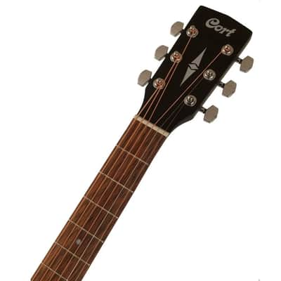 Cort AD810BKS Standard Series Dreadnought Spruce Top Mahogany Neck 6-String Acoustic Guitar image 6