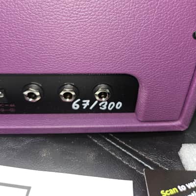 Wylde Audio Berzerker Zakk Wylde 50 watt mini amp limited edition 67 of 300 year Zakk was born. Wylde Audio 2026 - Purple image 2