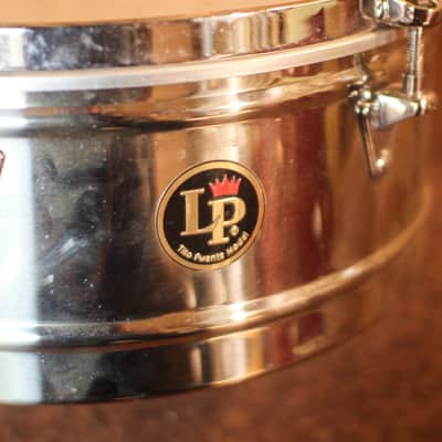 Used LP 14" Tito Puente Signature Stainless Steel Timbale image 2