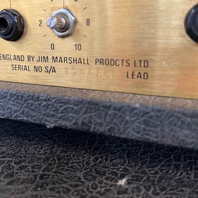 Marshall JCM 800 Lead Series 50-Watt Master Volume Half Stack 1985 image 10