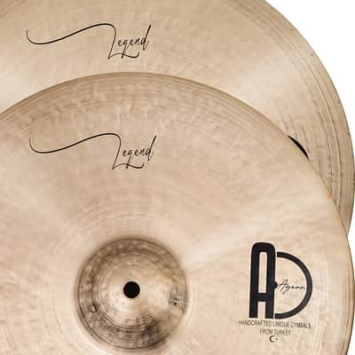 Agean Cymbals 13" Legend Medium Hi-hat image 2
