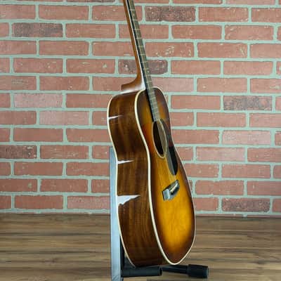 Martin Custom Shop 0014F 18 Style Engelmann Spruce, Heavy Bearclaw Acoustic Guitar - Ambertone 1933 image 8