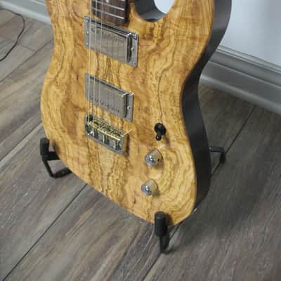 Logan Custom Tele with Olive wood top veneer 2026 - 100% nitro gloss finish image 4