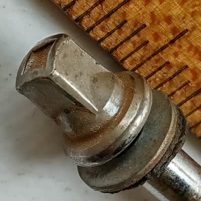 MIJ 1+2.5"Nickel T-Rod Snare/Tom Drum 12-24 Tension Japan60s Ludwig-Copy Hoshino image 2