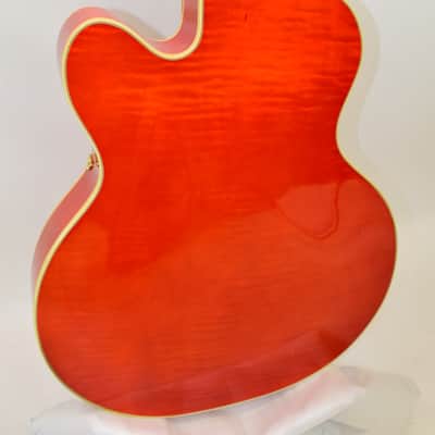 Guild X-170T "Manhattan" Hollow-Body Electric Guitar, Tennessee Orange image 13