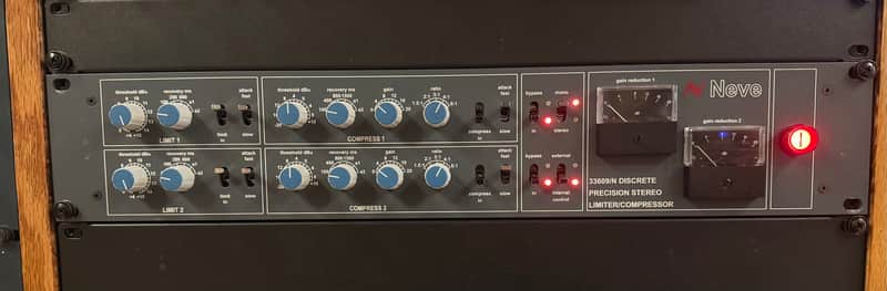 AMS Neve 33609/N Discrete Stereo Limiter / Compressor 2010s - Blue image 1