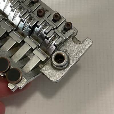 1980's Kramer Striker Guitars Chrome Floyd Rose II Licensed Tremolo Guitar Bridge image 12