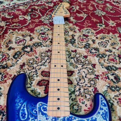*NEW IN BOX* 2025 Fender Japan Limited Edition Indigo Paisley Stratocaster, Fender Flagship Tokyo Store Exclusive Color, MIJ JD25 image 14
