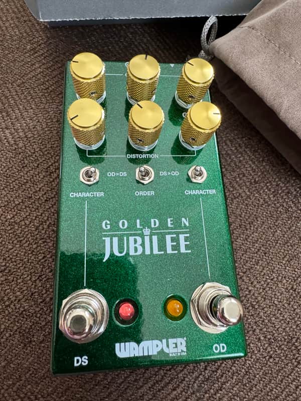 Wampler Golden Jubilee Overdrive/Distortion – Serial #002 – Ultra Early Unit image 1