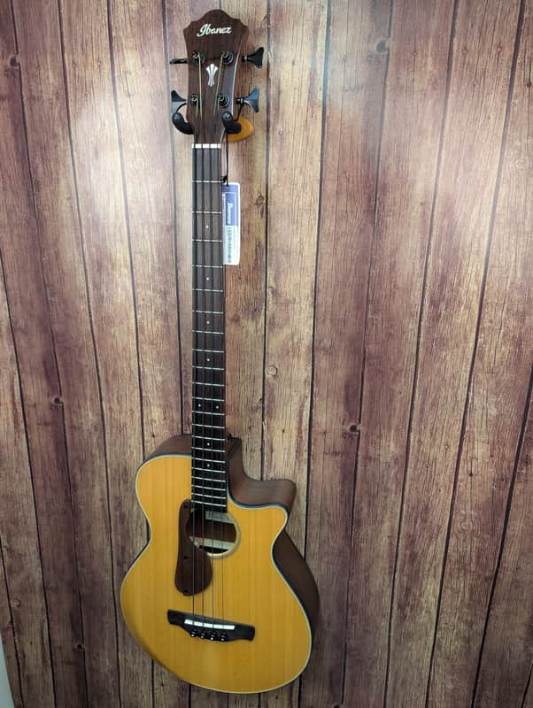 Ibanez AEGB30ENTG Acoustic-Electric Bass - Natural High Gloss image 1