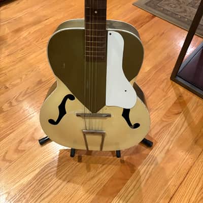 Silvertone Colorama 50’s - 60’s - Gold & Cream image 1