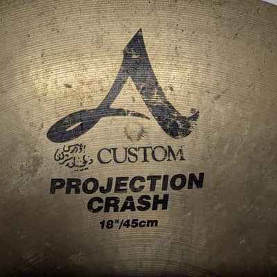Zildjian 18" A Custom Projection Crash Cymbal 1996 - Present - Brilliant image 4