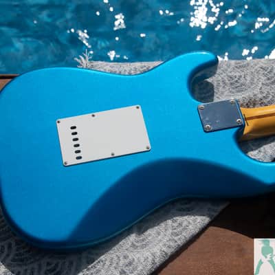 2010 Fender ST-57 Stratocaster Reissue MIJ -Limited Edition Lake Placid Blue Finish - Pro Set Up w Perfect Frets/Action/intonation! image 4