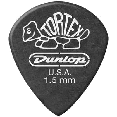 482P150 Tortex Pitch Black Jazz III 1,50 mm Sachet de 12 Dunlop image 2