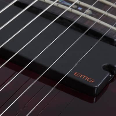 Schecter Hellraiser C-7 Black Cherry image 8
