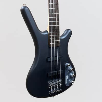 Warwick RockBass Corvette Basic 4 String Active Electric Bass Guitar - Nirvana Black image 2