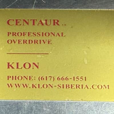 Klon Centaur Professional Overdrive (Horsie) 1994 - 2008 - Gold image 12