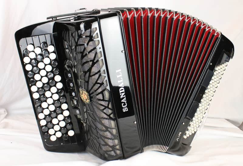 NEW Black Scandalli Air MINI C Chromatic Button Accordion C System LMM 67 96