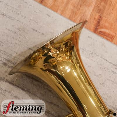Miraphone 90A Kaiser-Tuba - 5/4 Size, Rotary Valves, Lacquer (Ex-USAF) image 14