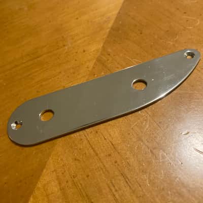Fender Japan ’51 Precision/P-Bass Control Plate 2020s - Chrome image 1