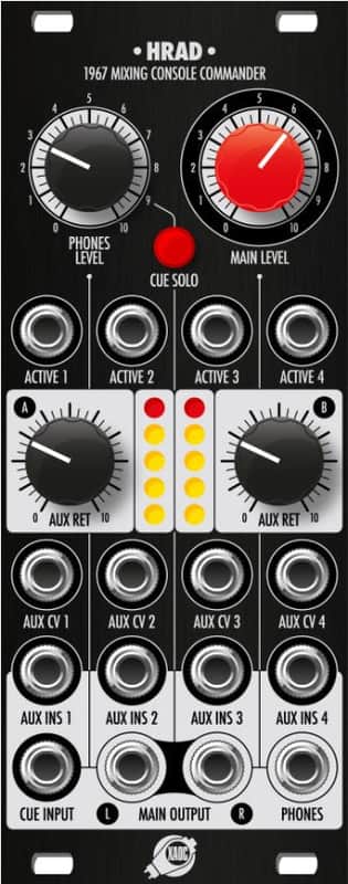 XAOC FACEPLATES BLACK PANEL-Hrad : BRAND NEW :  [DETROIT MODULAR] image 1