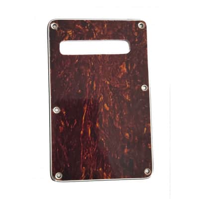 Modern Stratocaster Tremolo back plate Tortoise 3 ply image 1
