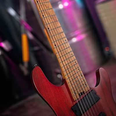 Cort KX307MS Open Pore Mahogany Multi Scale 7 String Electric Guitar image 8