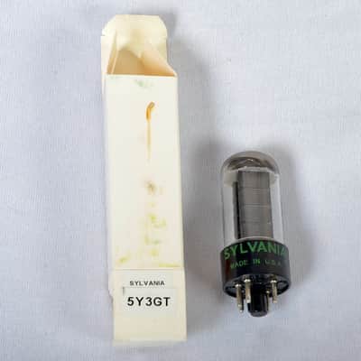 NOS Sylvania 5Y3GT Rectifier Tube – Strong Vintage Tone – USA Made image 1