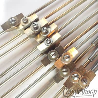 *Leedy 10x Bass Drum x14" Bow-Tie Single-Tension T-Rods+Claws+Center Lugs Nickel image 5