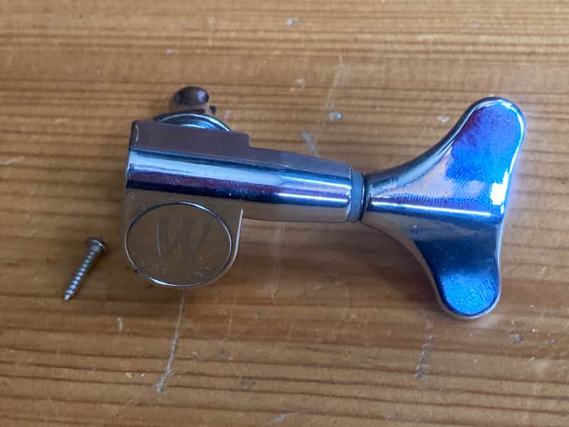Warwick Germany Rockbass Bass Guitar Machinehead Tuning Peg Tuner E A Bass Side image 1