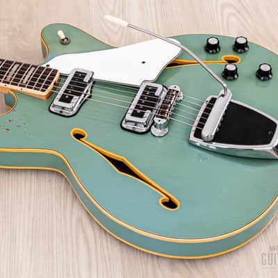 1971 Fender Coronado II Vintage Hollowbody Guitar Sonic Blue w/ Case image 10