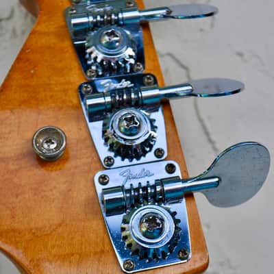 1966 Fender Mustang Bass with OHSC image 13