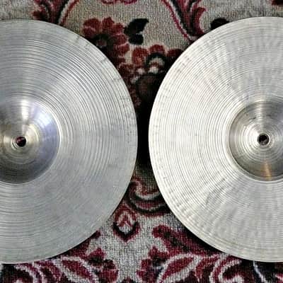 Vintage 30's Zildjian Trans Stamp 11" Avedis Zildjian Hi Hat Cymbals - 488g / 512g - PV Music Drum Shop Inspected and Tested - Play / Sound / Look Great image 16