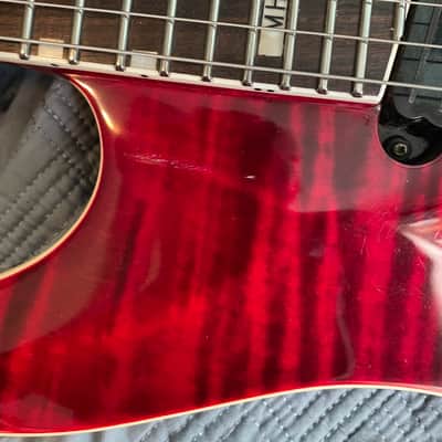 ESP LTD MH-327 2021 - See Thru Red 27 fret image 4