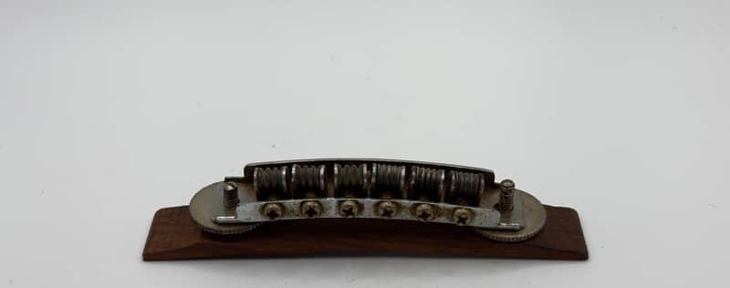 Teisco Hollowbody Electric Guitar Bridge MIJ Japan 1970s - Chrome image 1