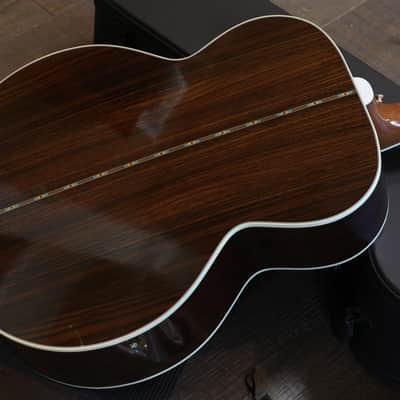 Minty! 2023 Gibson Custom Shop SJ-200 Deluxe Acoustic Guitar Rosewood Burst + OHSC image 12