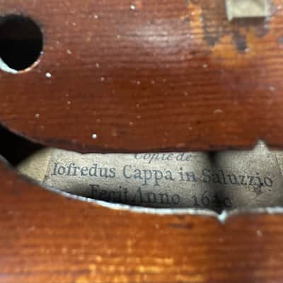 Fine 1860ca French Caussin Violin Cappa in Saluzzio model w/Appraisal image 7