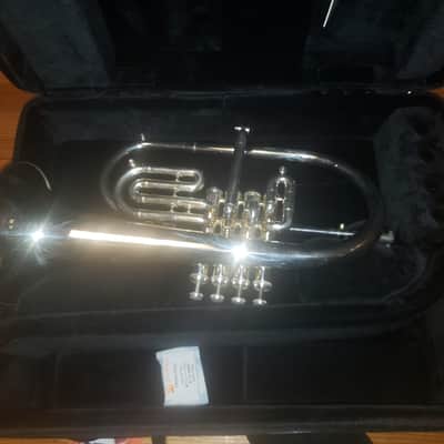 Getzen Eterna 896S Silver 4-Valve Flugelhorn W/ New ProTec Case! image 1