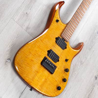 Ernie Ball Music Man Exclusive Run JP15 John Petrucci Signature Guitar, Trans Gold, Japanese Maple image 2