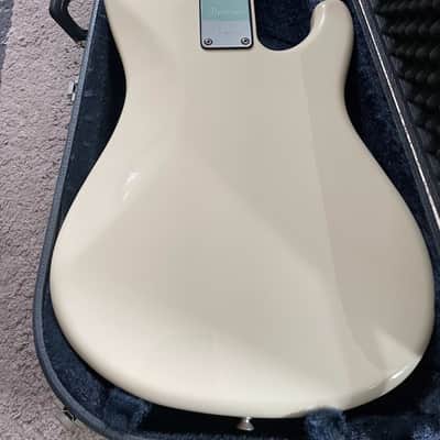 Ibanez Left Handed Roadstar II Vintage P/J Bass MIJ 1986 Aged White image 3