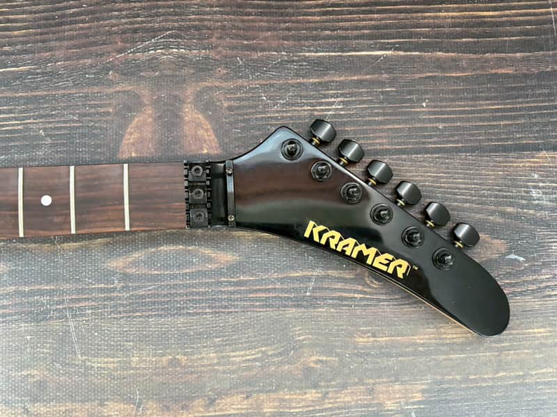 80s KRAMER LK Series Banana Head Neck Black Head Made in Japan image 1