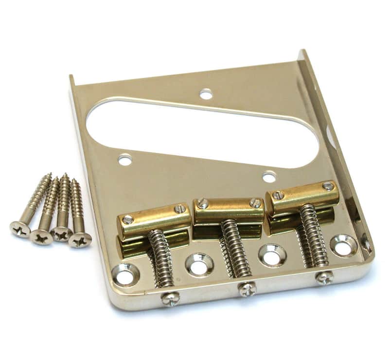 TB-5125-001 Nickel Vintage Compensated Saddle Bridge for Telecaster® image 1