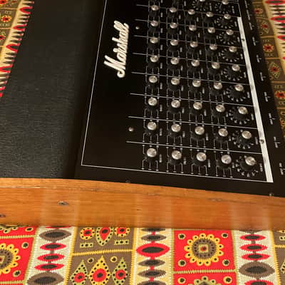 very rare Marshall 8 Channel Mixer 100w 1978 - Vintage Mixer with Spring Reverb, Power Amplifier and Preams image 2