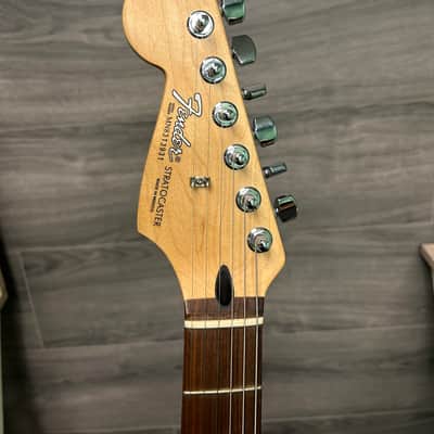 Fender Standard Stratocaster Left-Handed Electric Guitar Black 1998-1999 #2848 image 13
