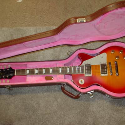 Epiphone (IBG) Les Paul Standard Cherry Burst with Case image 1