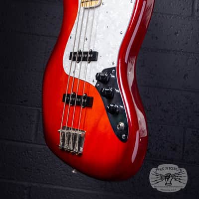 Tokai AJB118 Jazz Bass MIJ Trans Red Burst Ash Lightweight 8lb Made in Japan image 9