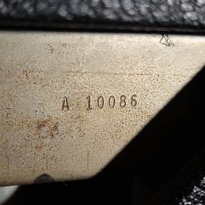 Vintage 1965 Fender Bassman 2-Channel 50-Watt Guitar Amp Head Black Panel - Replaced Late 60’s Style Grill Cloth image 16