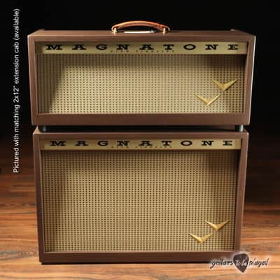 Magnatone Twilighter Stereo 22+22W Reverb/Vibrato Tube Amp Head w/ FTSW & Cover image 9